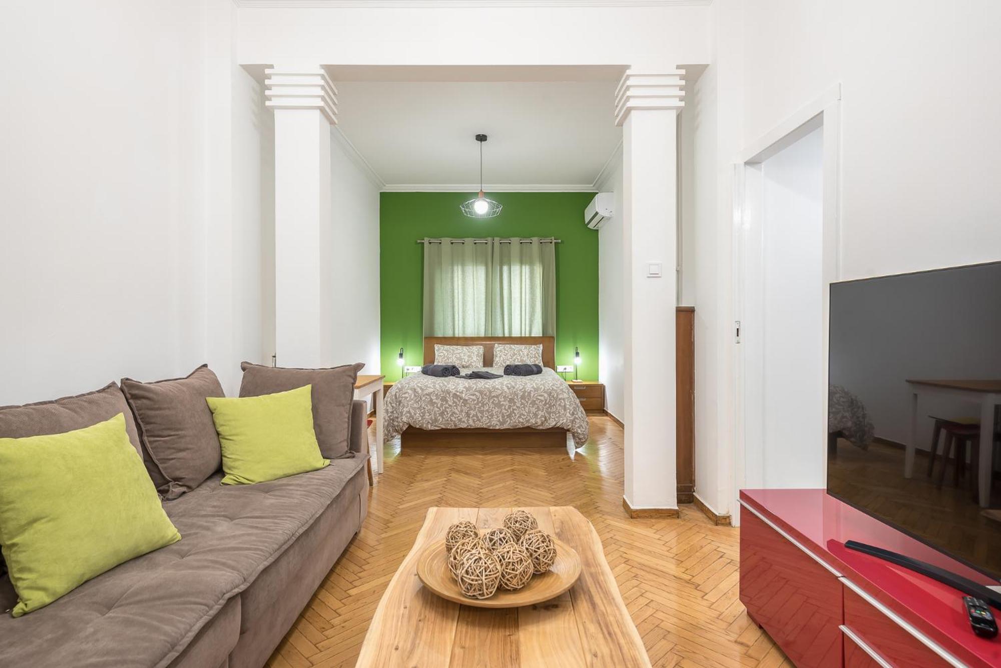 Stylish Luxury Apartment At Ampelokipi Metro Station Atenas Exterior foto