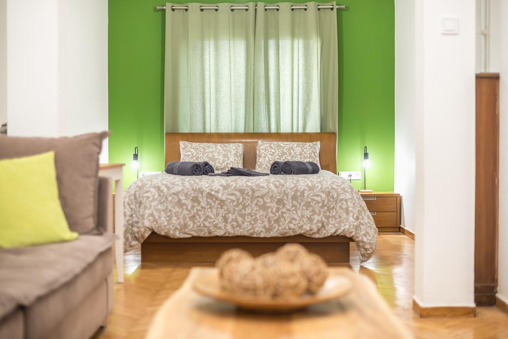 Stylish Luxury Apartment At Ampelokipi Metro Station Atenas Exterior foto
